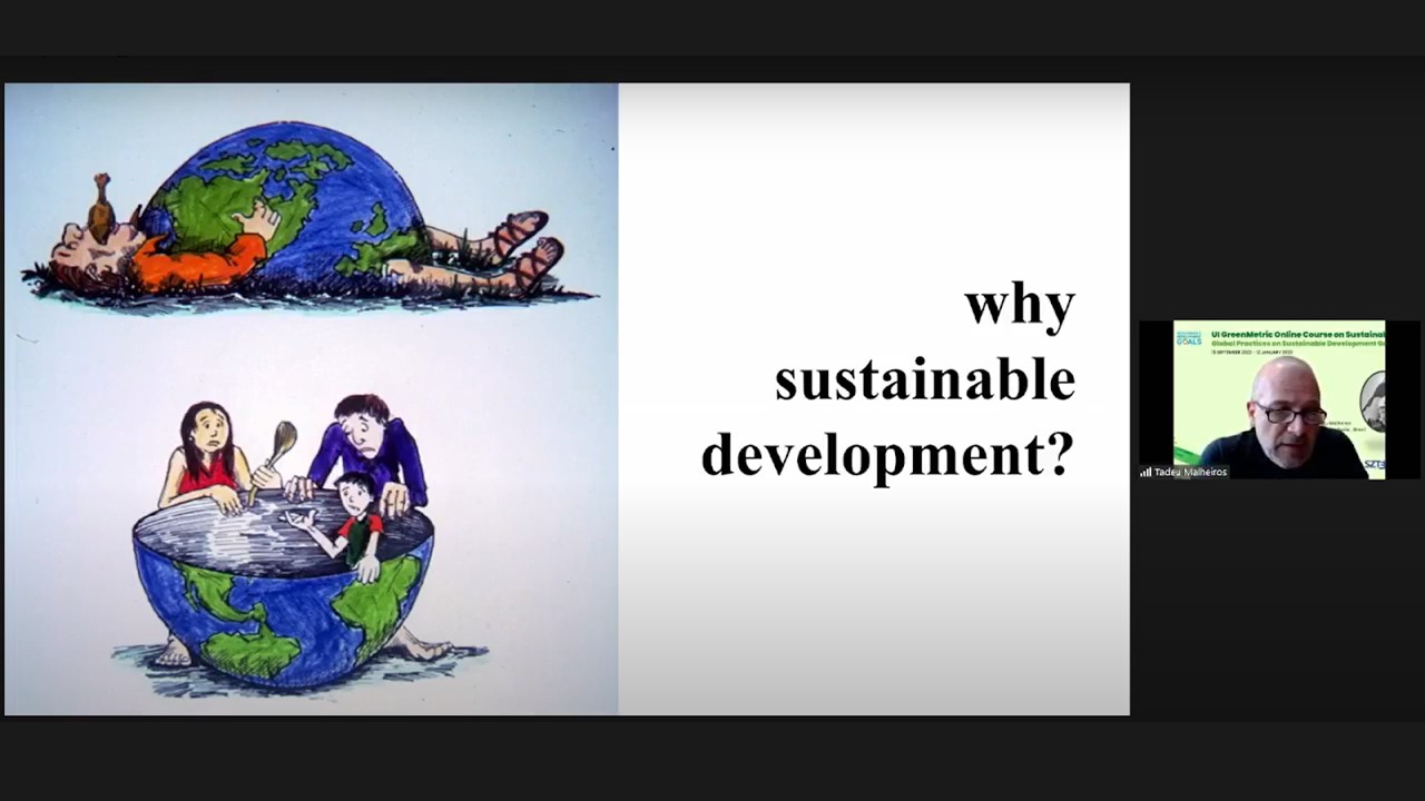 Opening Session for UI Greenmetric Online Course on Sustainability for International Students