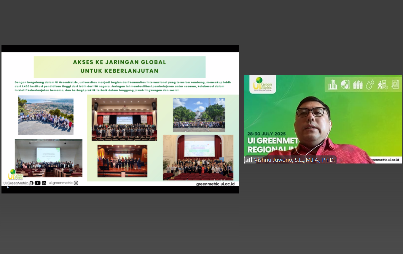 UI GreenMetric Strengthens National Commitment to Sustainability in Higher Education Through Regional Info Session for Indonesia