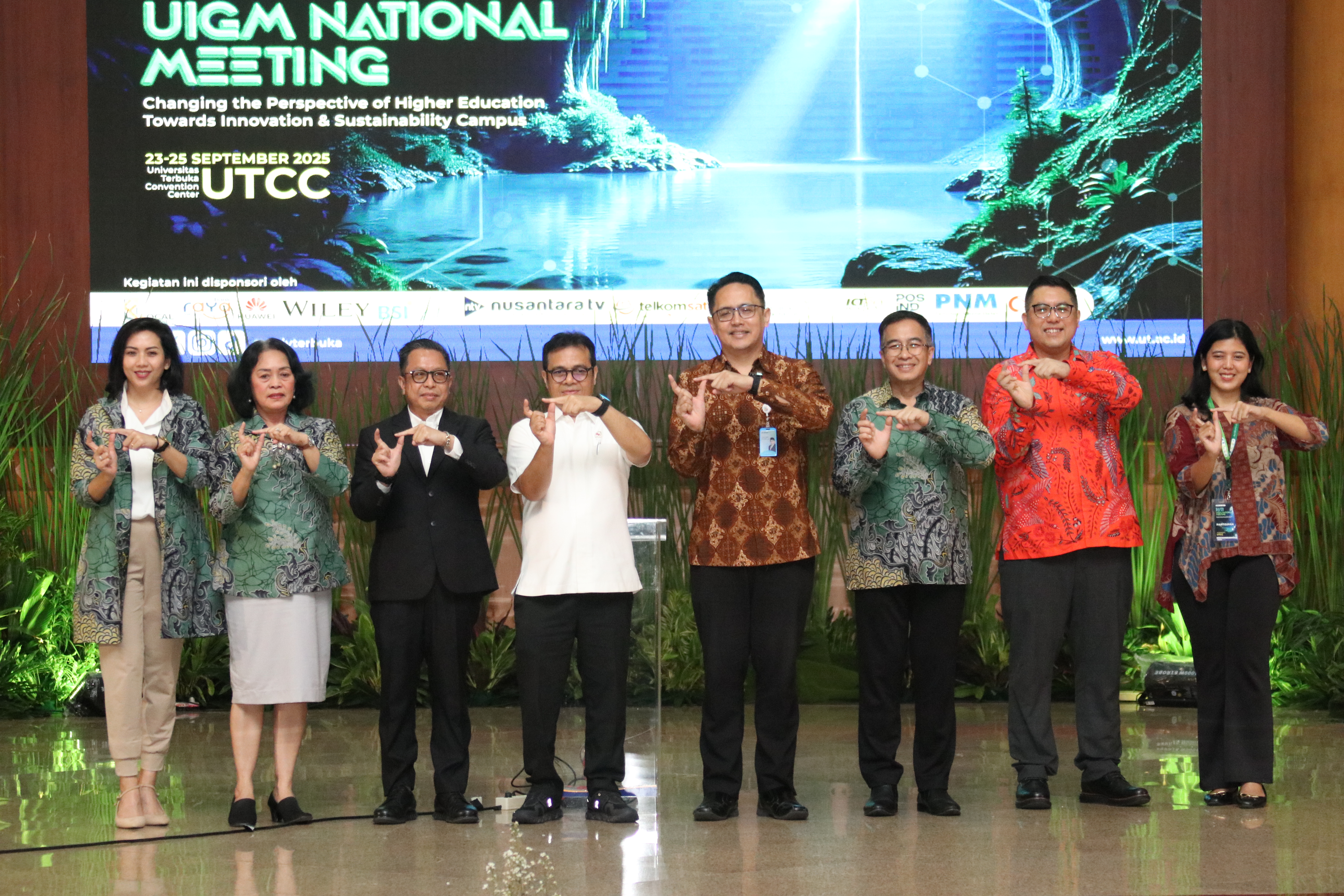 Universitas Terbuka at the Forefront of Green, Inclusive, and Digital Education: UI GreenMetric National Meeting 2025 Strengthens Commitment to Sustainability