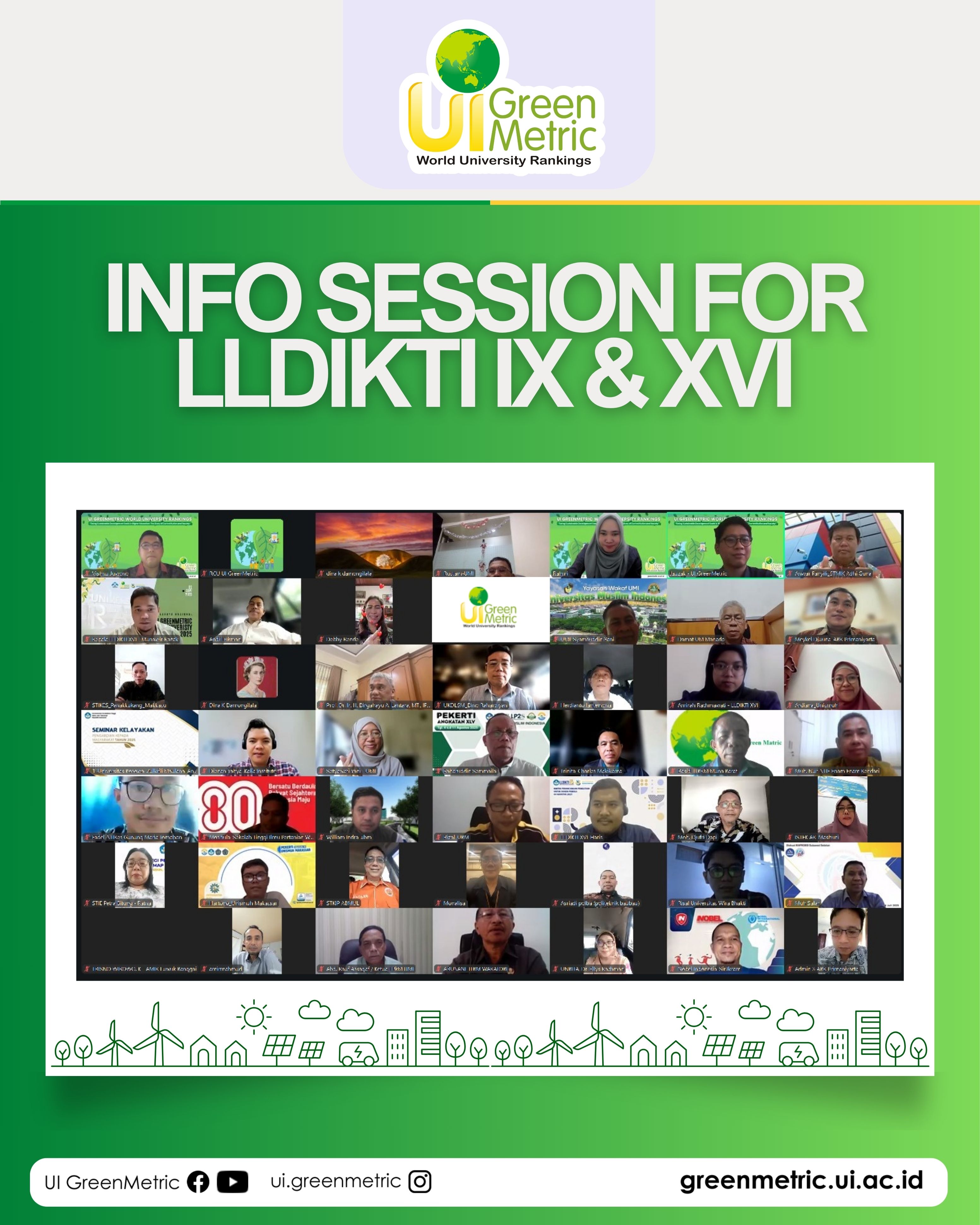 UI GreenCityMetric Engages with LLDIKTI Regions to Advance Sustainability in Private Universities