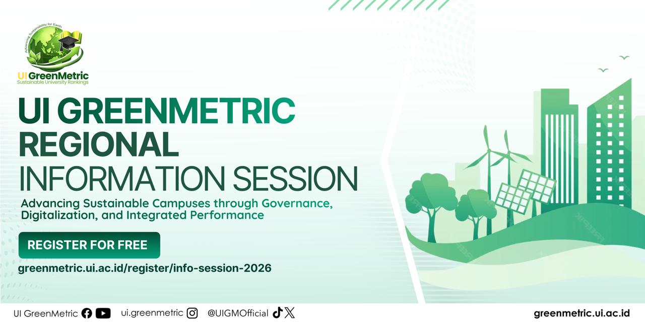 UI GreenMetric 2026 Regional Information Sessions