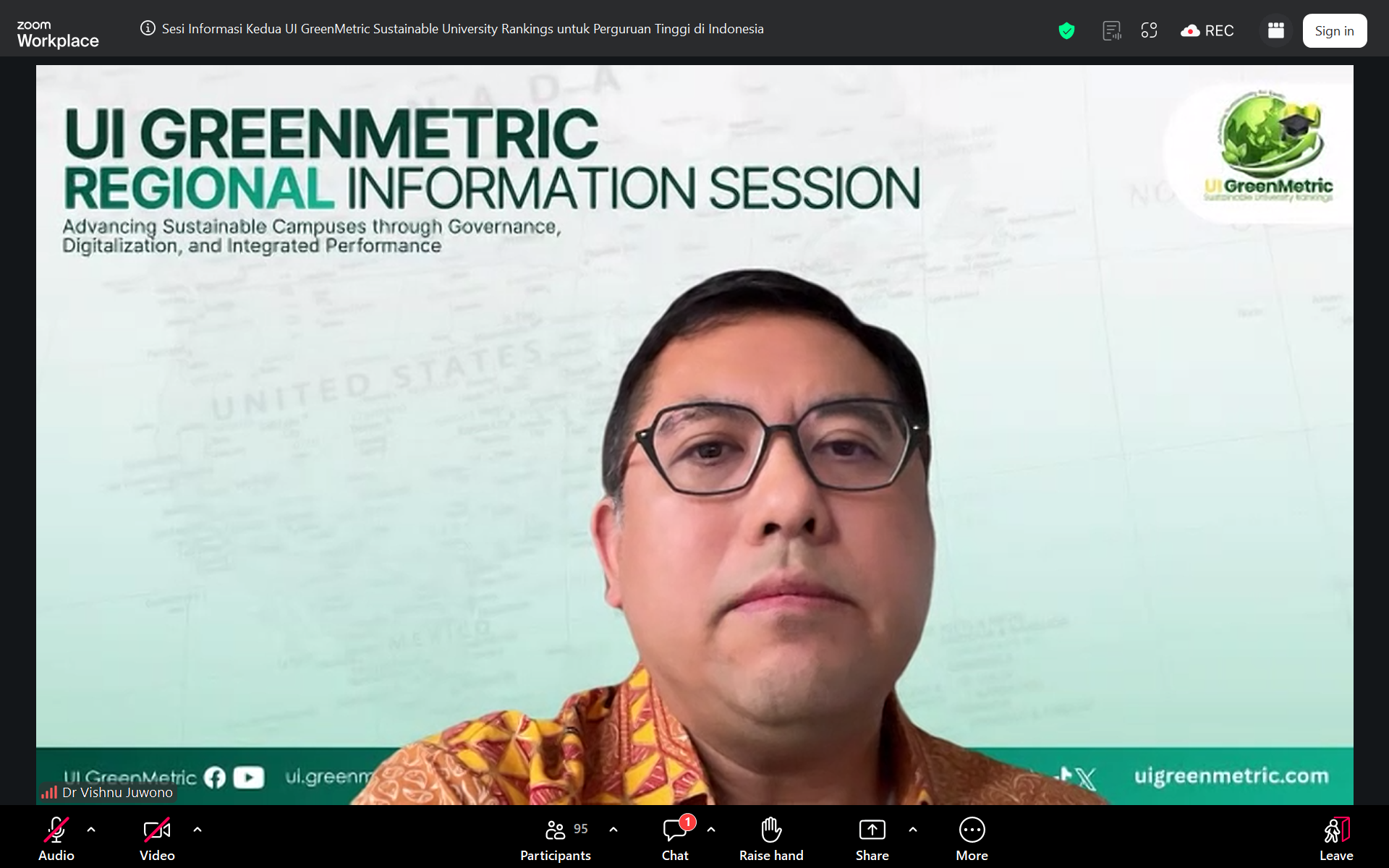 UI GreenMetric Hosts 11th Regional Information Session for Indonesian Universities to Foster Sustainable Practices in Indonesia