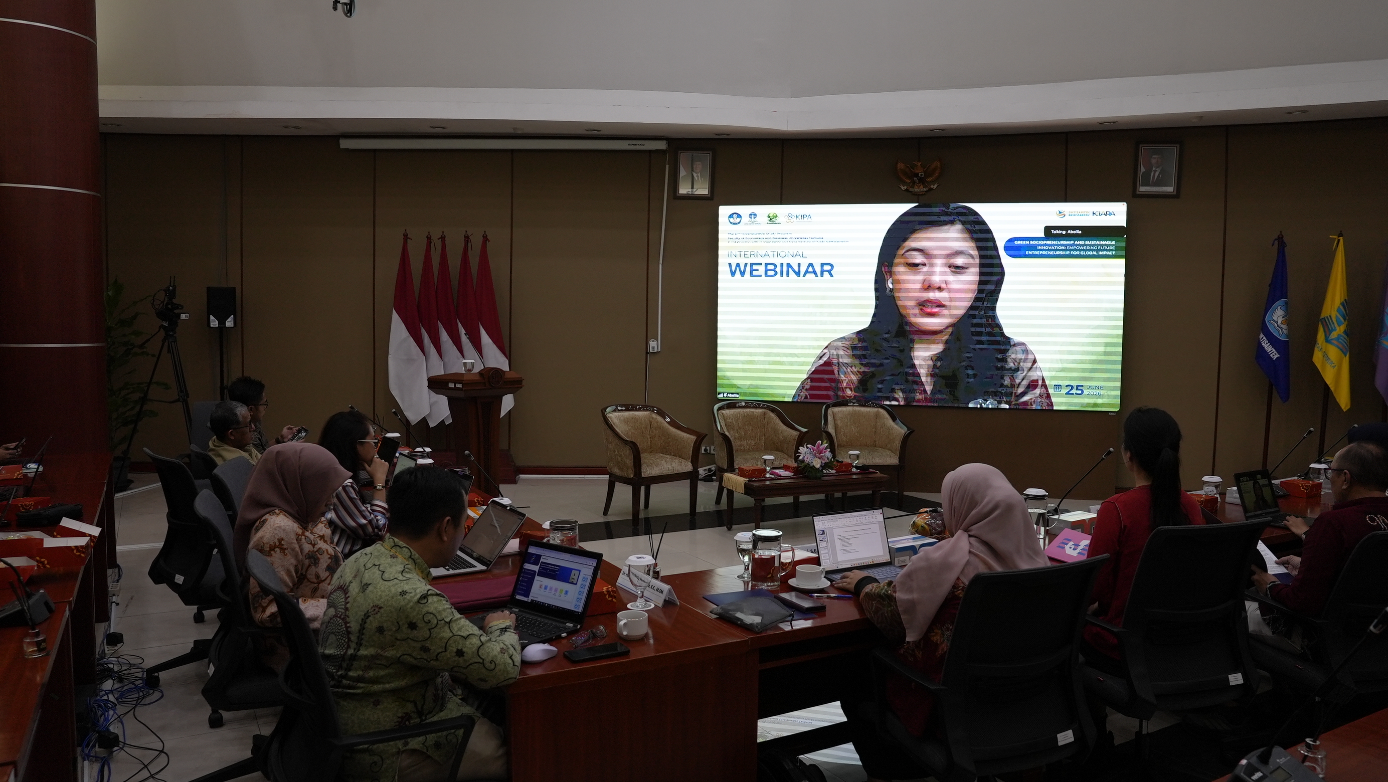 UI GreenMetric Supports International E-Lecturing Program at Universitas Terbuka to Advance Green Sociopreneurship