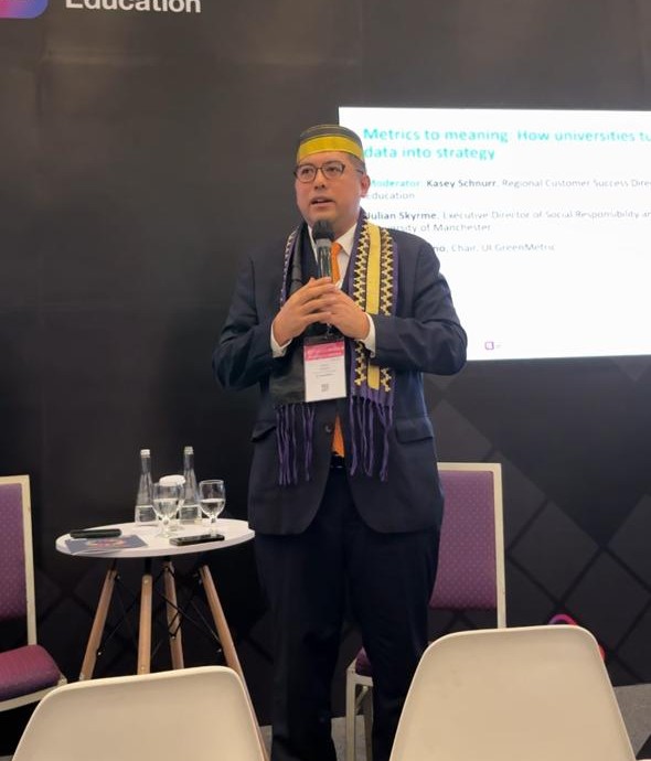 Chairperson of UI GreenMetric Dr. Vishnu Juwono Brings Ideas of Actionable Sustainability Measurements and Inter-Sector Cooperation at the 2026 Global Sustainable Development Congress