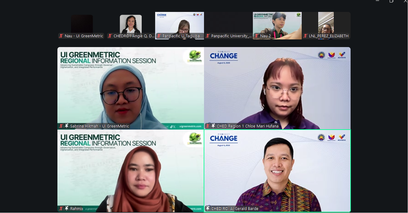 UI GreenMetric Brings Sustainable Campus Rankings to Region I, Philippines