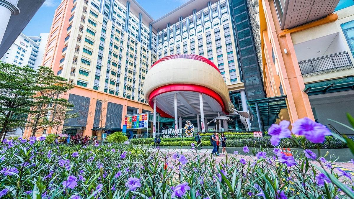 Sunway University campus in Malaysia