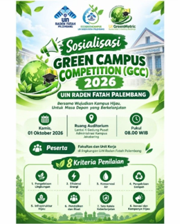 UIN Raden Fatah Palembang Advances Green Campus Commitment Through GCC 2026